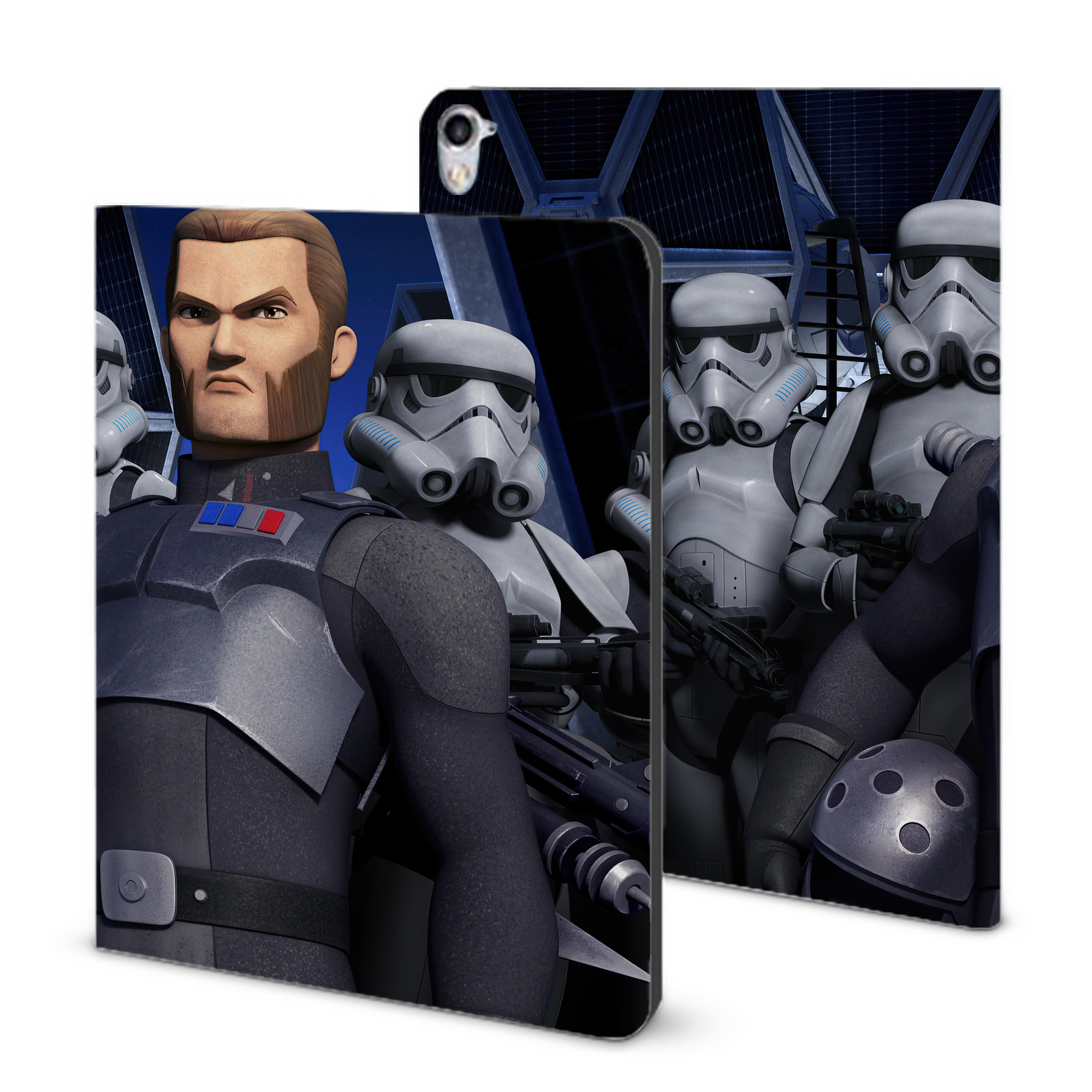 （画像用） スター・ウォーズ Star Wars IPad ケース ブック型 PUレザー TPU 耐衝撃 軽量 薄型 ペン収納なし 全面保護 IPad 各モデル対応